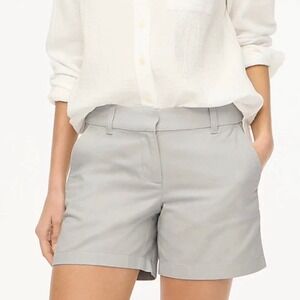 NWT J. Crew Gray 5"‎ Classic Chino Shorts Preppy Coastal Vacation